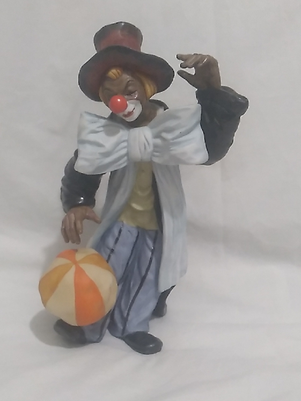Vintage Marks & Rosenfeild Ceramic Circus Clown Figurine (B8)